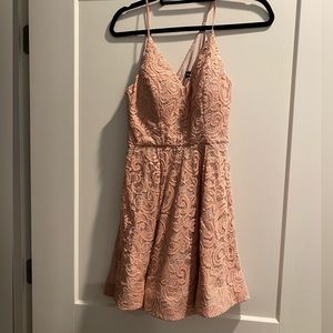 Pink cocktail dress